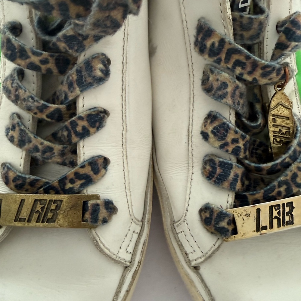 Golden Goose 37 - white and Green Sneakers - Picture 8 of 8